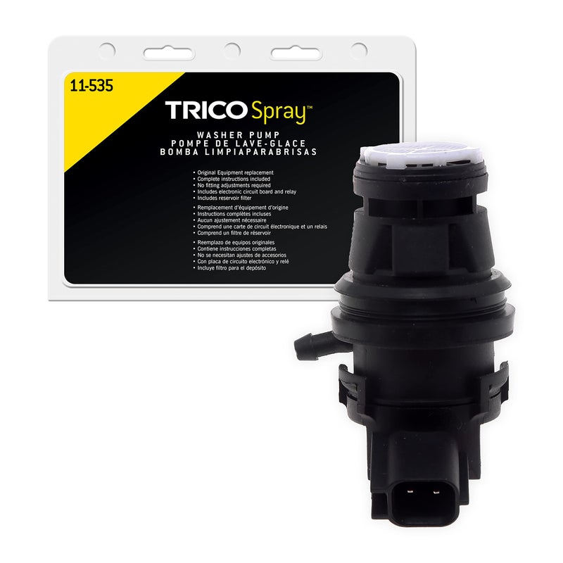 TRICO Spray Automotive Replacement Windshield Washer Pump (11-535) Fits Select Chrysler, and Dodge Model Years - Image 1